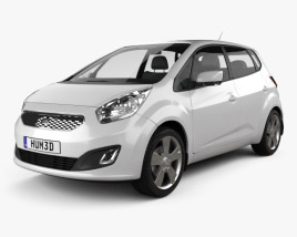 Kia Venga 2014 Modèle 3D
