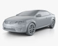 Kia Forte (Cerato, Naza) Coupe 2014 3d model clay render