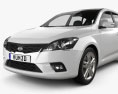 Kia Ceed ハッチバック 5ドア 2011 3Dモデル