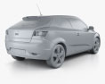 Kia Pro Ceed 3-door hatchback 2014 3d model