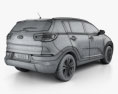 Kia Sportage with HQ interior 2013 3d model