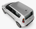 Kia Soul HotTot IV Van Oven 2012 3d model top view