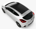 Kia Pro Ceed GT 2016 3d model top view