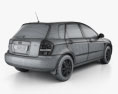 Kia Cerato (Spectra) hatchback 2008 Modello 3D