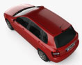 Kia Cerato (Spectra) 掀背车 2004 3D模型 顶视图