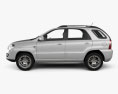 Kia Sportage 2010 3d model side view