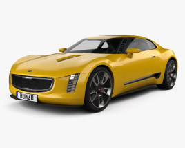 Kia GT4 Stinger 2014 3D模型