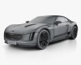 Kia GT4 Stinger 2014 3d model wire render