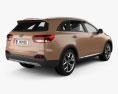 Kia Sorento UM 2017 3d model back view