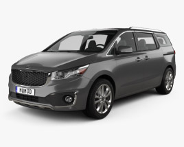 Kia Sedona SXL 2017 3D model