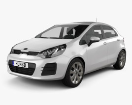 Kia Rio UB 5 puertas 2015 Modelo 3D