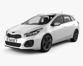 Kia Ceed SW GT Line 2018 3D model