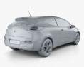 Kia Pro Ceed 掀背车 3门 2015 3D模型