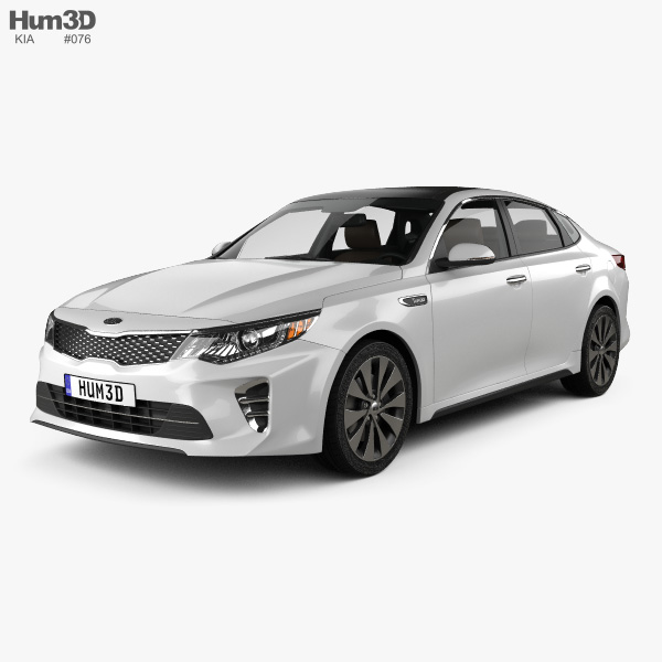 Kia Optima with HQ interior 2019 3D model