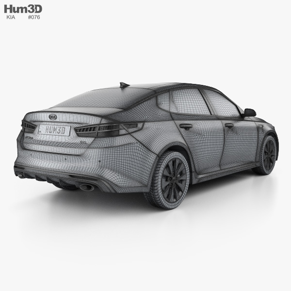 Kia Optima With Hq Interior 2016 3d Model Vehicles On Hum3d