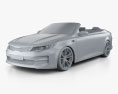Kia Optima Roadster A1A 2015 3D-Modell clay render