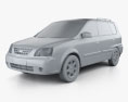 Kia Carens (RS) 2006 3d model clay render