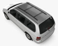 Kia Sedona 2010 Modelo 3d vista de cima