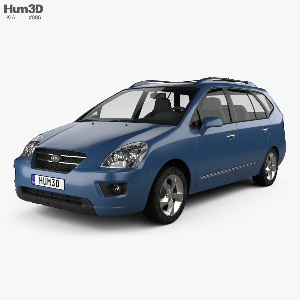 Kia Carens 2010 3D model
