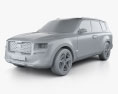 Kia Telluride Concept 2019 3d model clay render