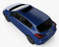 Kia Forte 5-door hatchback 2020 3d model top view