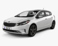 Kia K3 5-door hatchback 2019 3d model