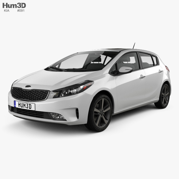 Kia K3 5-door hatchback 2019 3D model