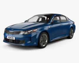 Kia Optima hybride 2020 Modèle 3D