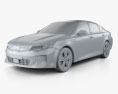 Kia Optima hybrid 2020 3d model clay render