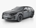 Kia Optima wagon 2020 3d model wire render