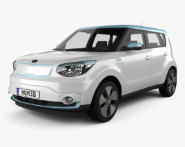 Kia Soul EV 2019 3D model