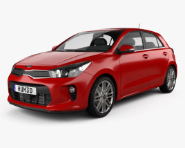 Kia Rio 5-door hatchback 2020 3D model