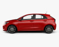 Kia Rio 5-door hatchback 2020 3d model side view