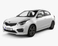 Kia Rio (K2) sedan 2020 3d model
