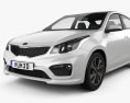 Kia Rio (K2) sedan 2020 3d model