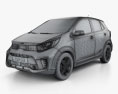 Kia Picanto (Morning) GT-Line 2020 Modelo 3d wire render