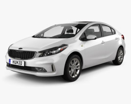 Kia K3 CN-spec sedan 2018 3D model