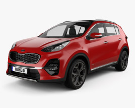 Kia Sportage GT-line 2019 3Dモデル