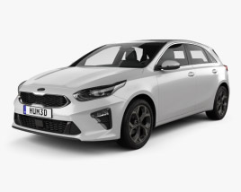 Kia Ceed hatchback 2021 3D model
