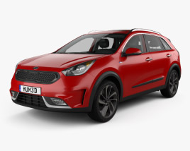 Kia Niro with HQ interior 2019 3D model