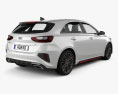 Kia Ceed GT hatchback 2021 3d model back view