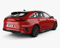 Kia Ceed Pro GT-Line 2021 3d model back view