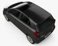 Kia Picanto Comfort Plus 2021 3d model top view
