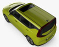 Kia Soul EV 2022 3d model top view