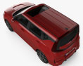 Kia Soul GT-Line Turbo 2022 3d model top view