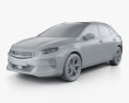 Kia XCeed 2021 3d model clay render