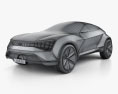 Kia Futuron 2022 3D модель wire render