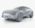 Kia Futuron 2022 3D модель clay render