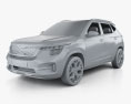 Kia Seltos GT-Line 2022 Modelo 3D clay render
