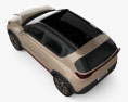 Kia Sonet 컨셉트 카 2022 3D 모델  top view